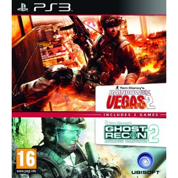 Tom Clancy's Rainbow Six Vegas 2 Complete Edition + Ghost Recon Advanced Warfighter 2-NEW / PS3